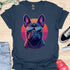 Retro Frenchie with Sunglasses - V1 - Retro One T-Shirt